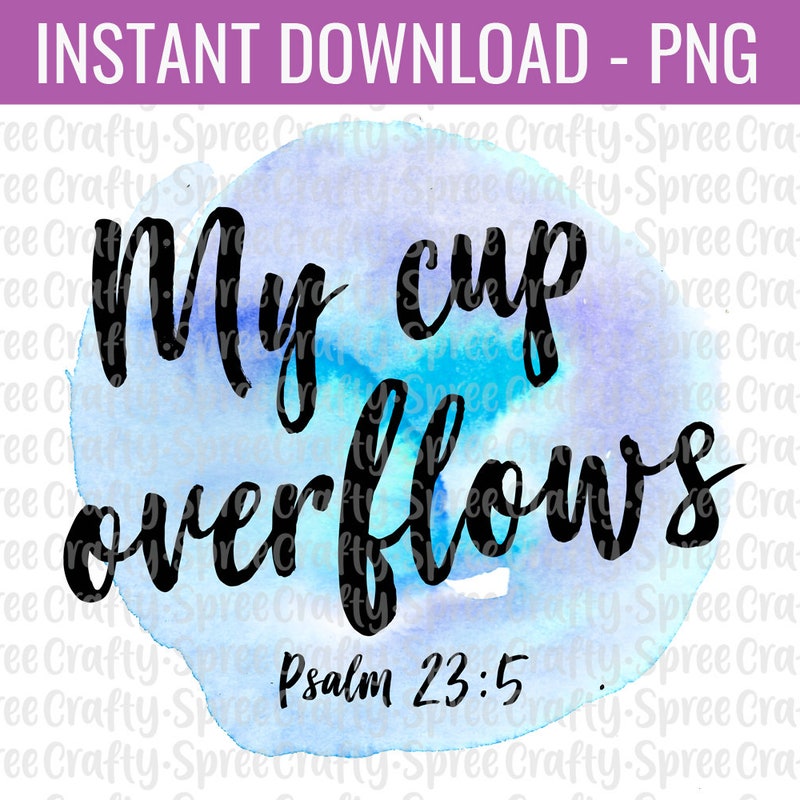 My Cup Overflows - Etsy