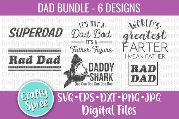 Download Dad Father S Day Bundle Svg Png Dxf Cut File Instant Etsy
