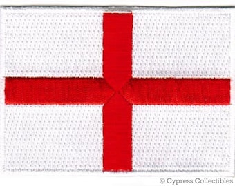 ENGLAND Flag Key Chain 100/% Embroidered St George/'s Cross World Cup