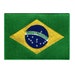 BRAZIL FLAG PATCH iron-on embroidered applique Top Quality Brasil World Cup 