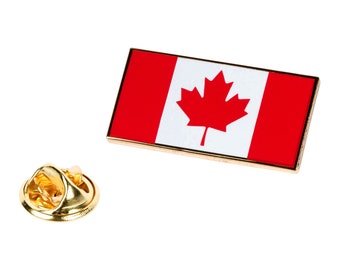 CANADA Flag LAPEL PIN hard enamel Tie Tack Pinback