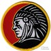 Indian Chief Patch Iron-on Applique Southwest Badge Headdress Native Indigenous