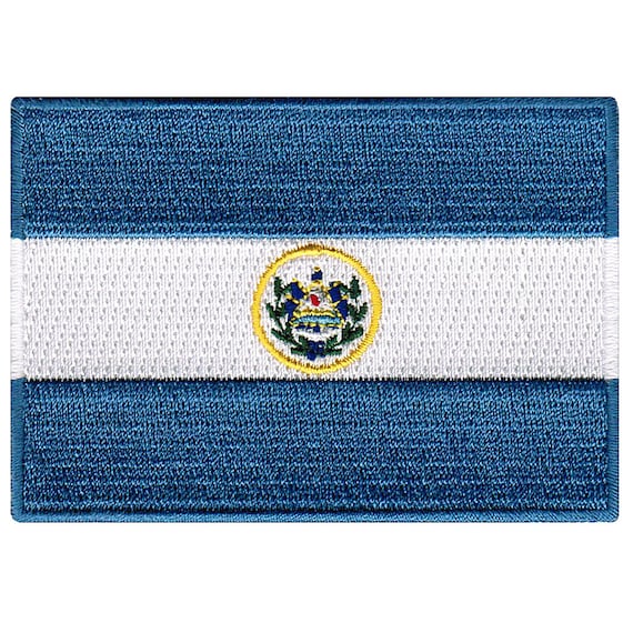El Salvador Aufnäher gestickt,Flagge Fahne,Patch,Aufbügler,6,5cm,neu 