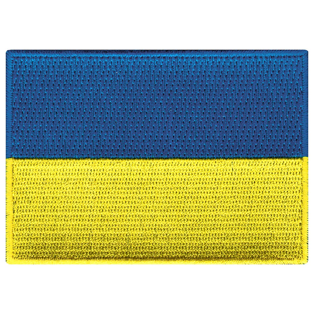 Ukraine Flag Patch: Embroidered Iron-on Applique (3.5x2.5-inches) - Etsy
