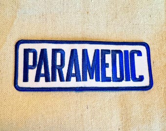 EMT PARAMEDIC Sleeve PATCH Rescue iron-on embroidered First Responder applique
