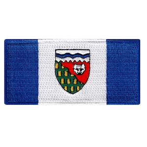 NORTHWEST TERRITORY FLAG Patch Canada iron-on embroidered applique Top Quality