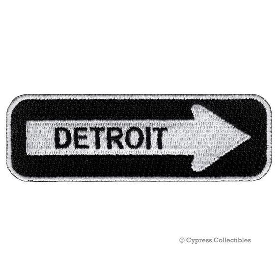Detroit Wrap Black Patch