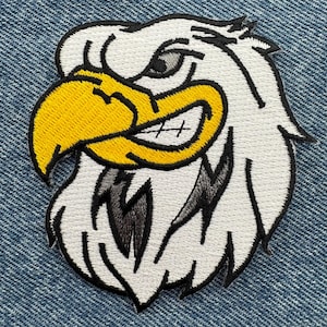BALD EAGLE PATCH iron-on embroidered applique American symbol