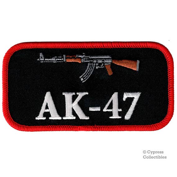 2a Patch Ar Patch AR15 PATCH Iron-on Embroidered GUN EMBLEM BLACK RIFLE 2nd ...