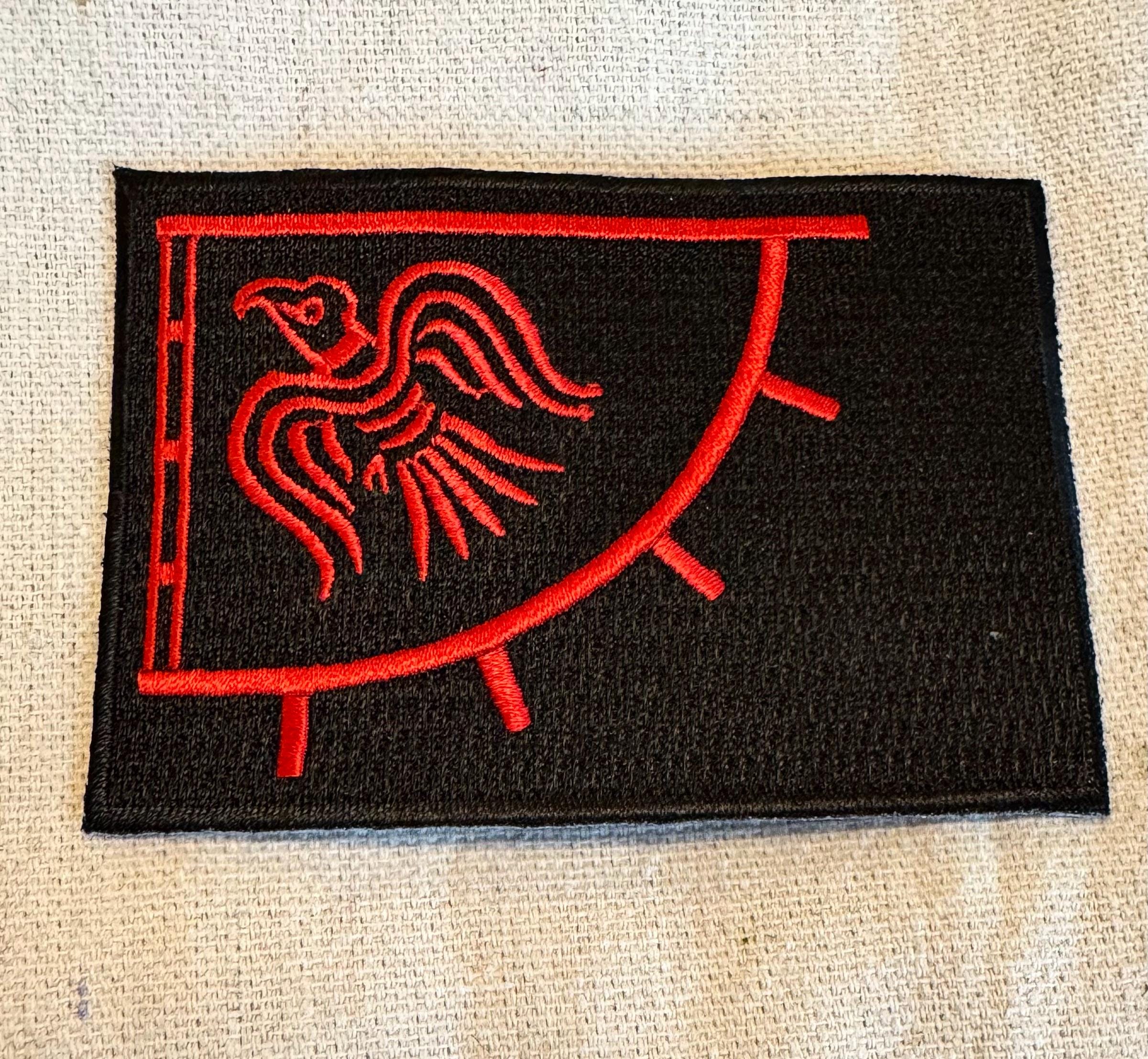Odin's Raven Viking Embroidered Patch With Velcro Airsoft - Foto 5