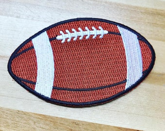 FOOTBALL PATCH iron-on embroidered applique major league sports emblem Pigskin Gridiron