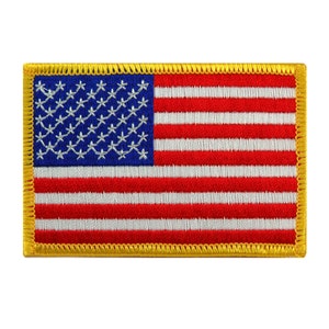 Small flag patches for your backpack!