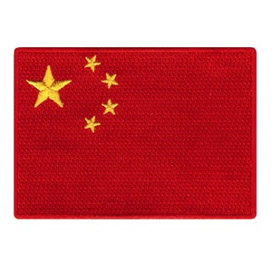 CHINA FLAG PATCH iron-on embroidered applique Top Quality