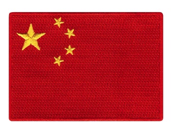 CHINA FLAG PATCH iron-on embroidered applique Top Quality