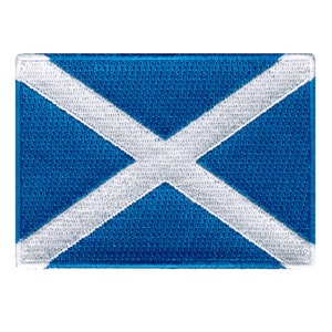 Écosse National Emblème Chardon Crest Drapeau Monde Brodé Patch Badge