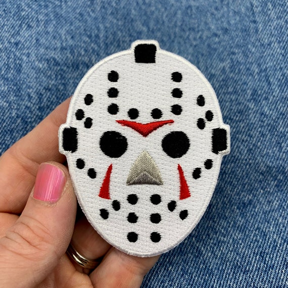 Friday The 13th Jason Voorhees Mask Iron On Patch