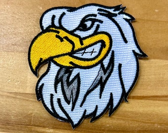 BALD EAGLE PATCH iron-on embroidered applique American symbol