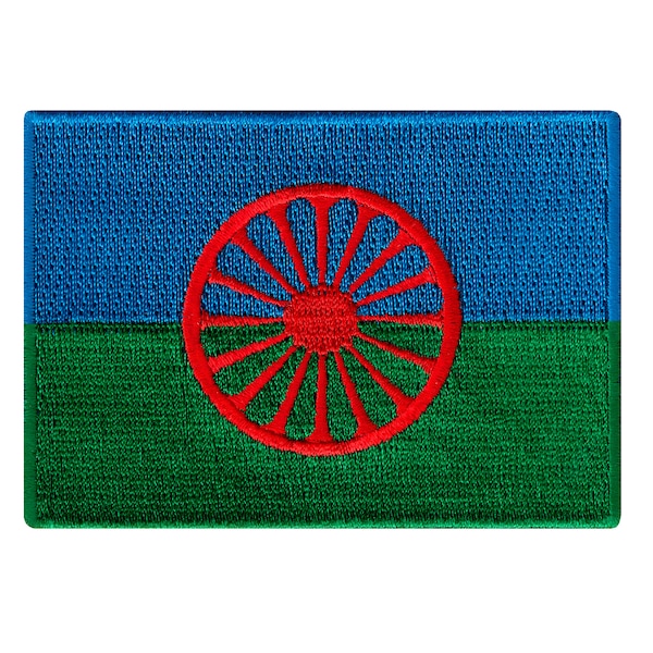 ROMANI Gypsy FLAG PATCH Canada applique brodée à repasser Qualité supérieure