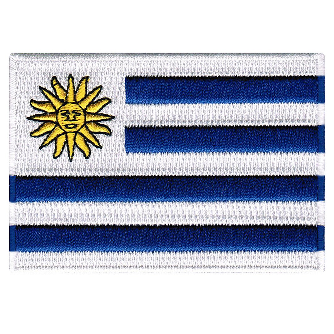 URUGUAY FLAG PATCH aplique bordado de hierro Calidad superior - Etsy México