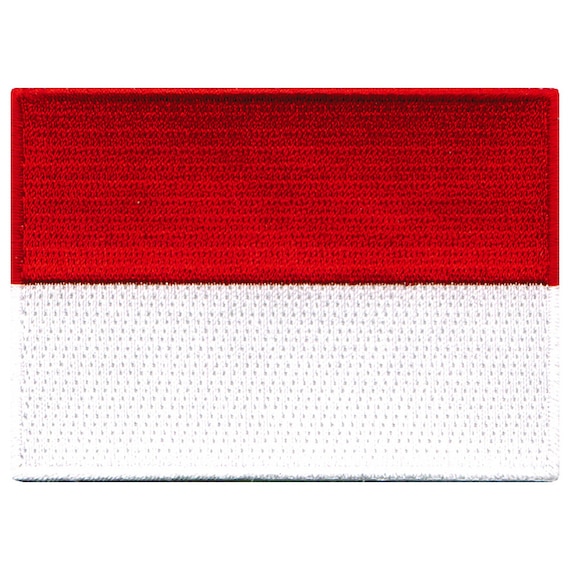 Toppa Ricamata Indonesia U24 Da Stirare O Cucire - 8 X 5 Cm