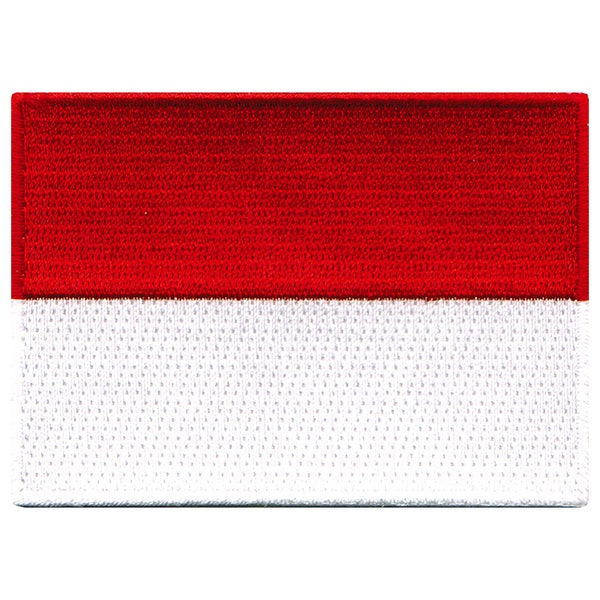 INDONESIA FLAG PATCH iron-on embroidered applique Top Quality