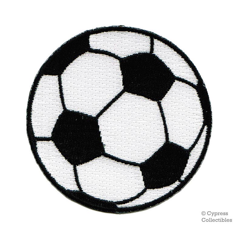 SOCCER BALL PATCH Ironon Embroidered Major League Sports Etsy