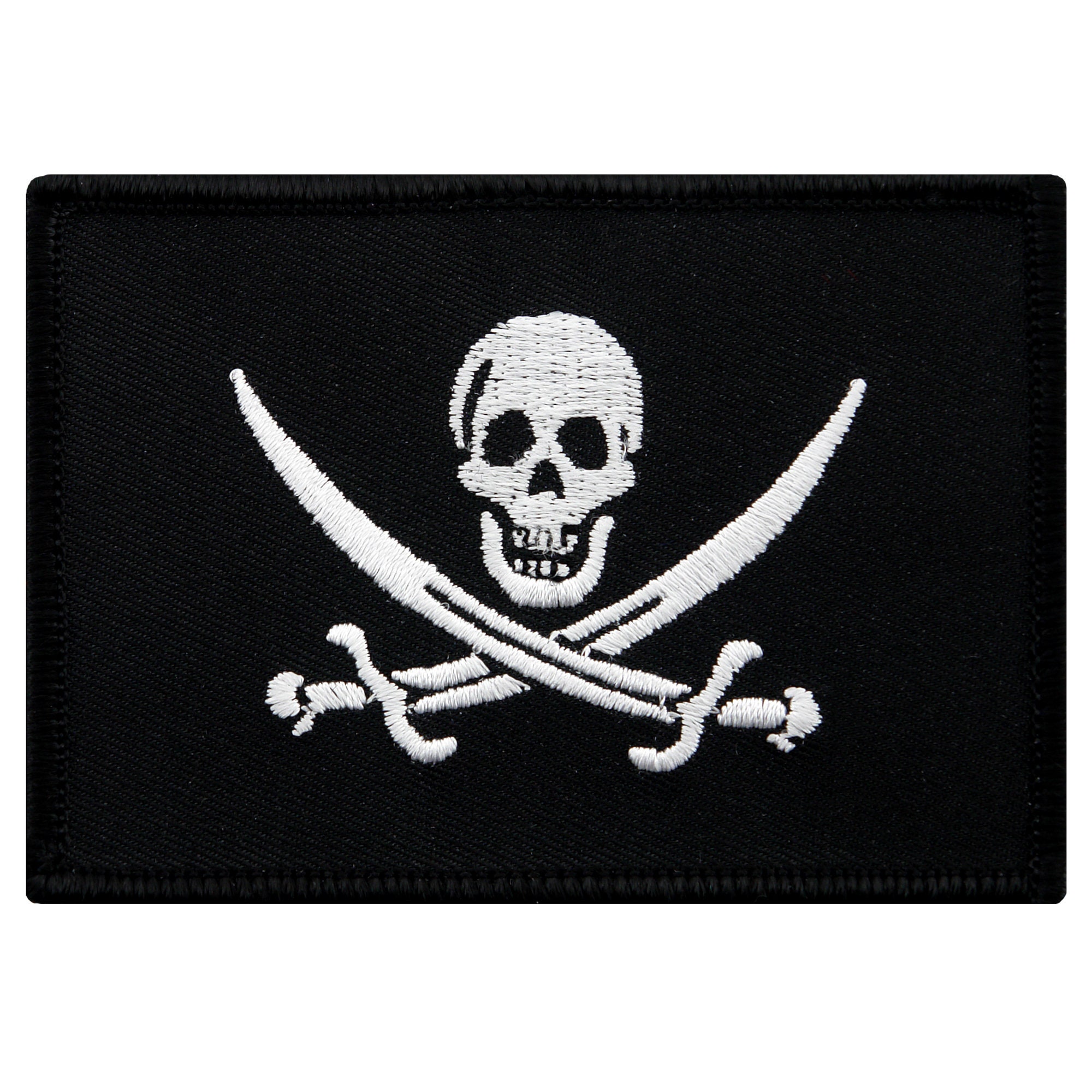 Piratenflagge Jolly Roger – 90 X 150 Cm, Nylon, Doppelseitig Bestickt, Mit Messingösen