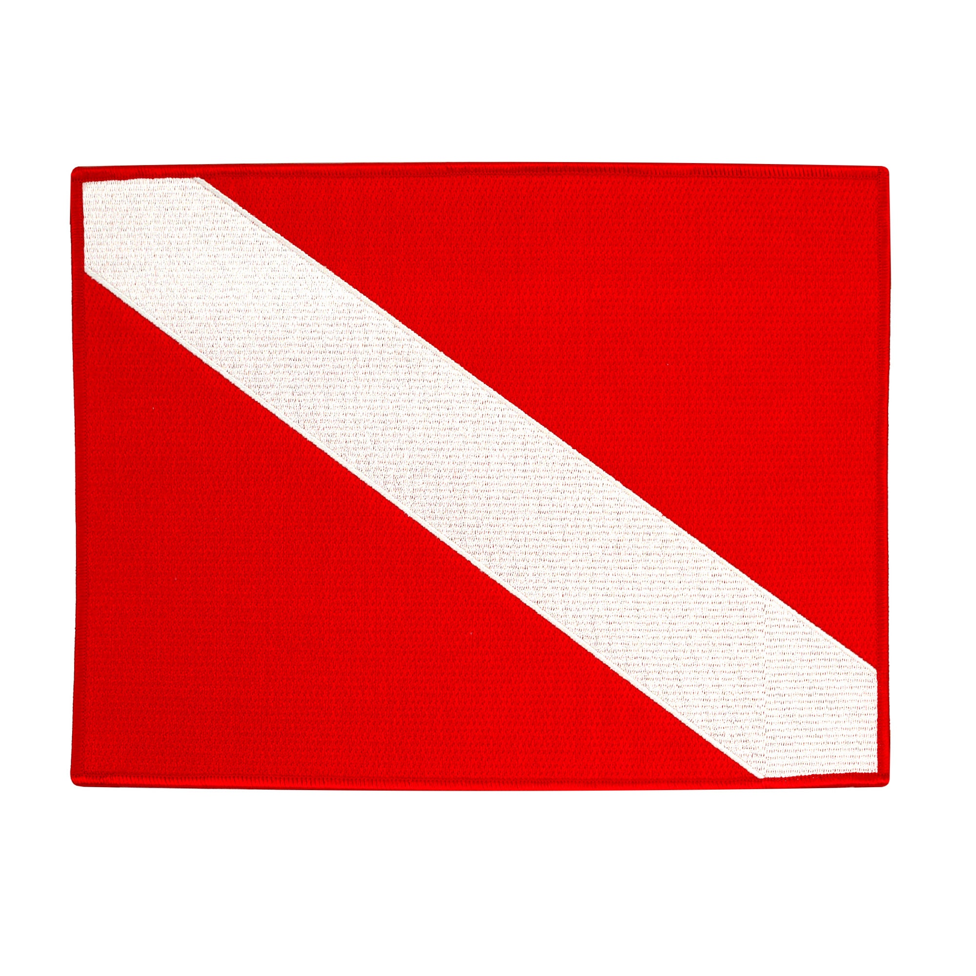 Large DIVER DOWN FLAG Patch Scuba Diving Embroidered Iron-on Applique ...