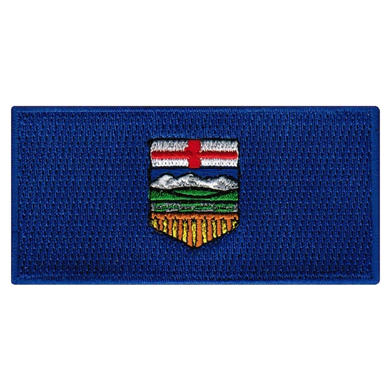 Akachafactory Toppa Patch Bandiera Canada Vintage - Ricamo Con Bordo Nero E Base Autoadesiva, 5x8 Cm - 2