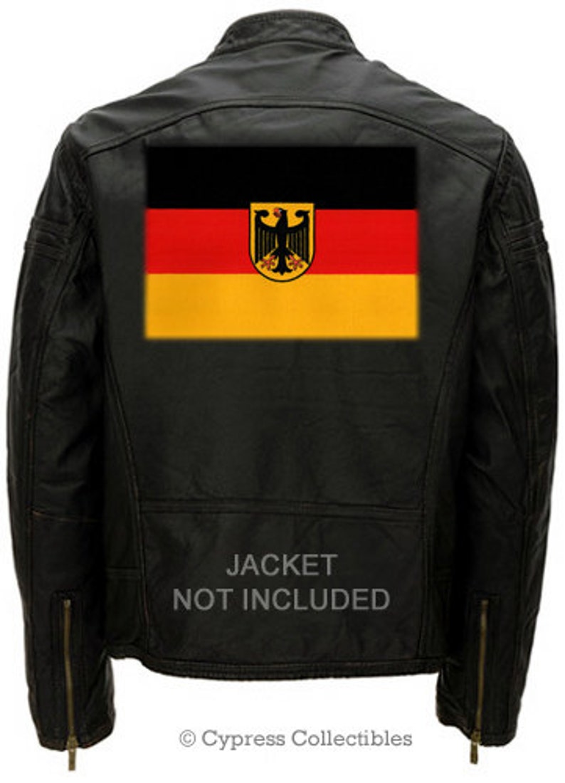 Large GERMANY EAGLE FLAG Patch iron-on embroidered applique Top Quality Aufnaher