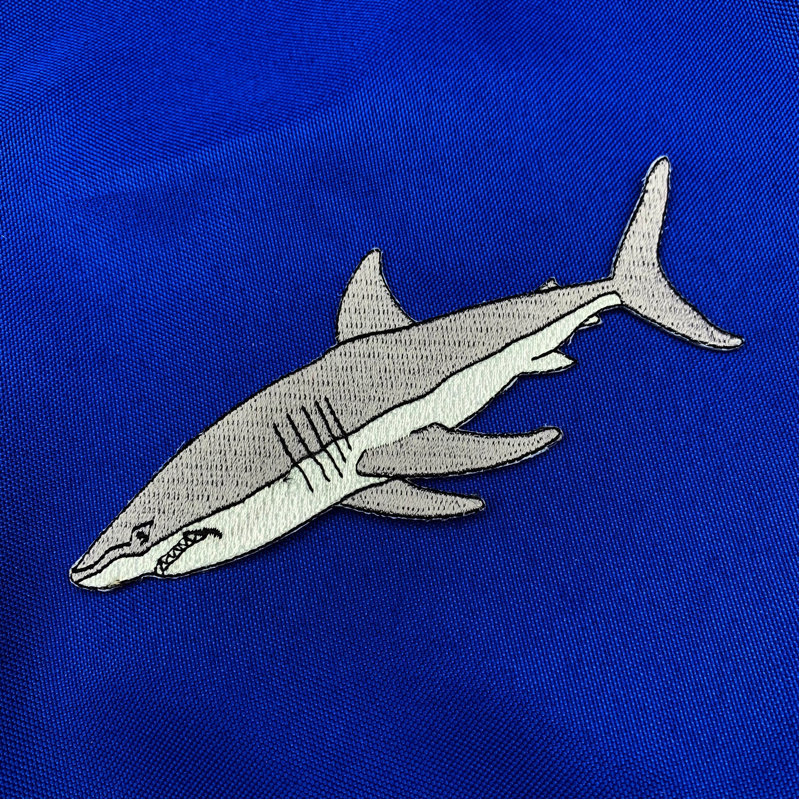 GREAT WHITE SHARK Patch Ironon Embroidered Fish Emblem Etsy UK