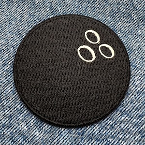 BOWLING BALL PATCH iron-on embroidered sports emblem league pin