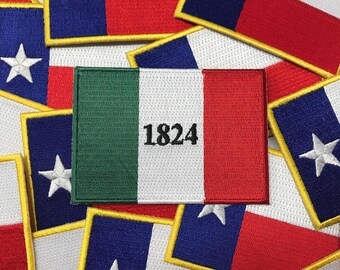 2x3 Inch Historical Alamo Tactical Flag Patch - Velcro Backing For Hats & Gear