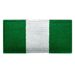NIGERIA FLAGGE AUFBÜGLER gestickte Applikation Top Qualität