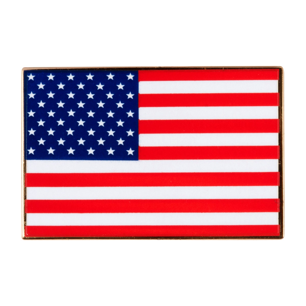 Spilla smaltata con bandiera americana, distintivo metallico