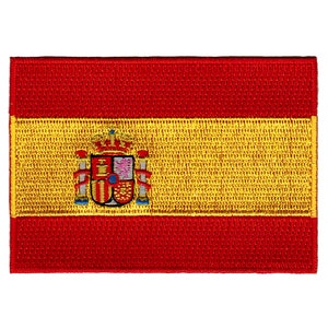 PARCHE BANDERA DE ESPAÑA 7 X 5 CMS (ROJO Y AMARILLO)