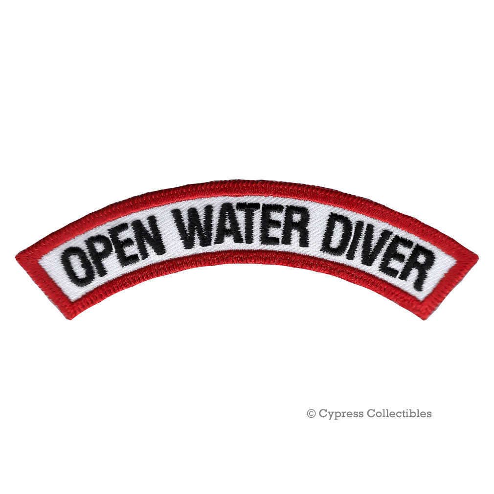 CERTIFIED DIVER CHEVRON SCUBA DIVING iron-on DIVE PATCH embroidered applique 