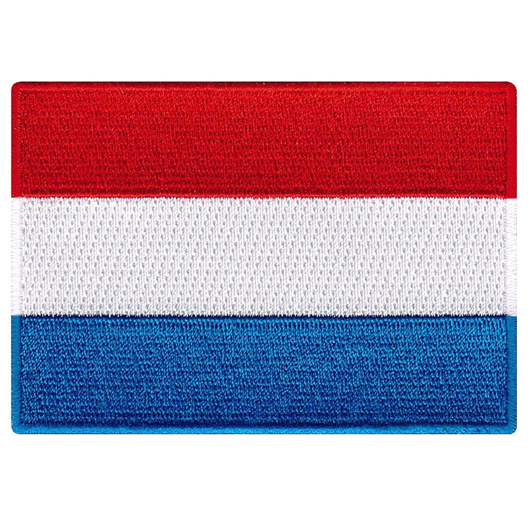 Copytec Patch Luxemburg Flagge – 75 Mm, Mit Klettrückseite, Für Jacken & Uniformen