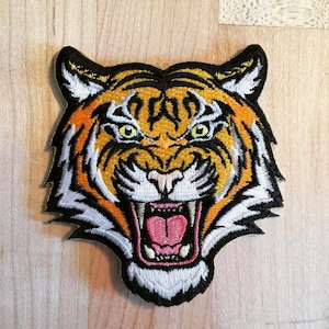 Iron on Tiger Patch - Small Iron on Tiger Patch - Small