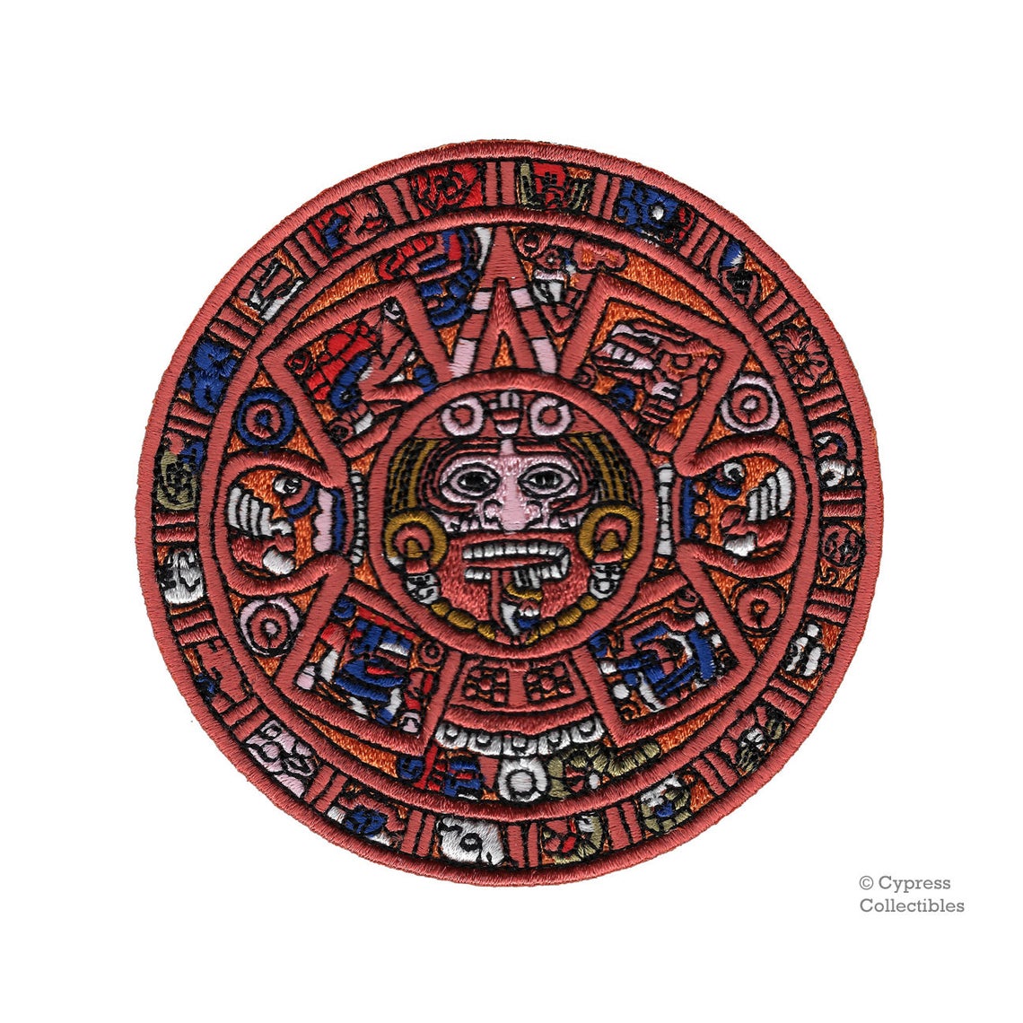 MAYAN DOOMSDAY CALENDAR Patch embroidered ironon End of World Etsy