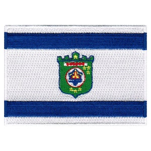 TEL AVIV ISRAEL Flag Patch iron-on embroidered applique Israeli City