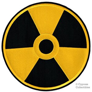 Doc Patch NUCLEAR RADIATION SYMBOL PATCH WARNING ZOMBIE DANGER Glow In The Dark Patches - Foto 10
