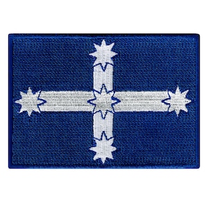 AUSTRALIA EUREKA FLAG Democracy Patch iron-on embroidered applique Aussie Protest Emblem