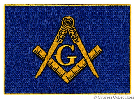 #5173 MASONIC PAST MASTER MASTERS MASON BIKER IRON ON PATCH-Small