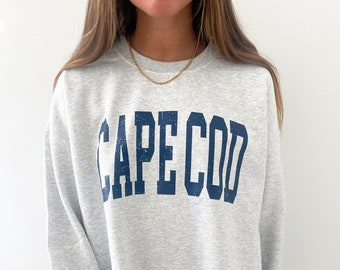 Cape Cod Crewneck, Trendy Crewneck, Oversized Crewneck, Gift for Her, Aesthetic Sweatshirt