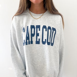 Cape Cod Crewneck, Trendy Crewneck, Oversized Crewneck, Gift for Her, Aesthetic Sweatshirt