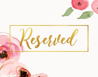 Reserved Listing