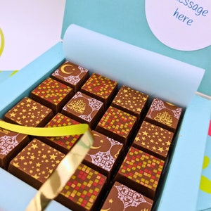 Personalised Eid Mubarak - Eid Gift - Chocolate Eid Mubarak Gift - Islamic Eid Gift - Personalised Islamic Chocolate Gift - Eid Chocolate