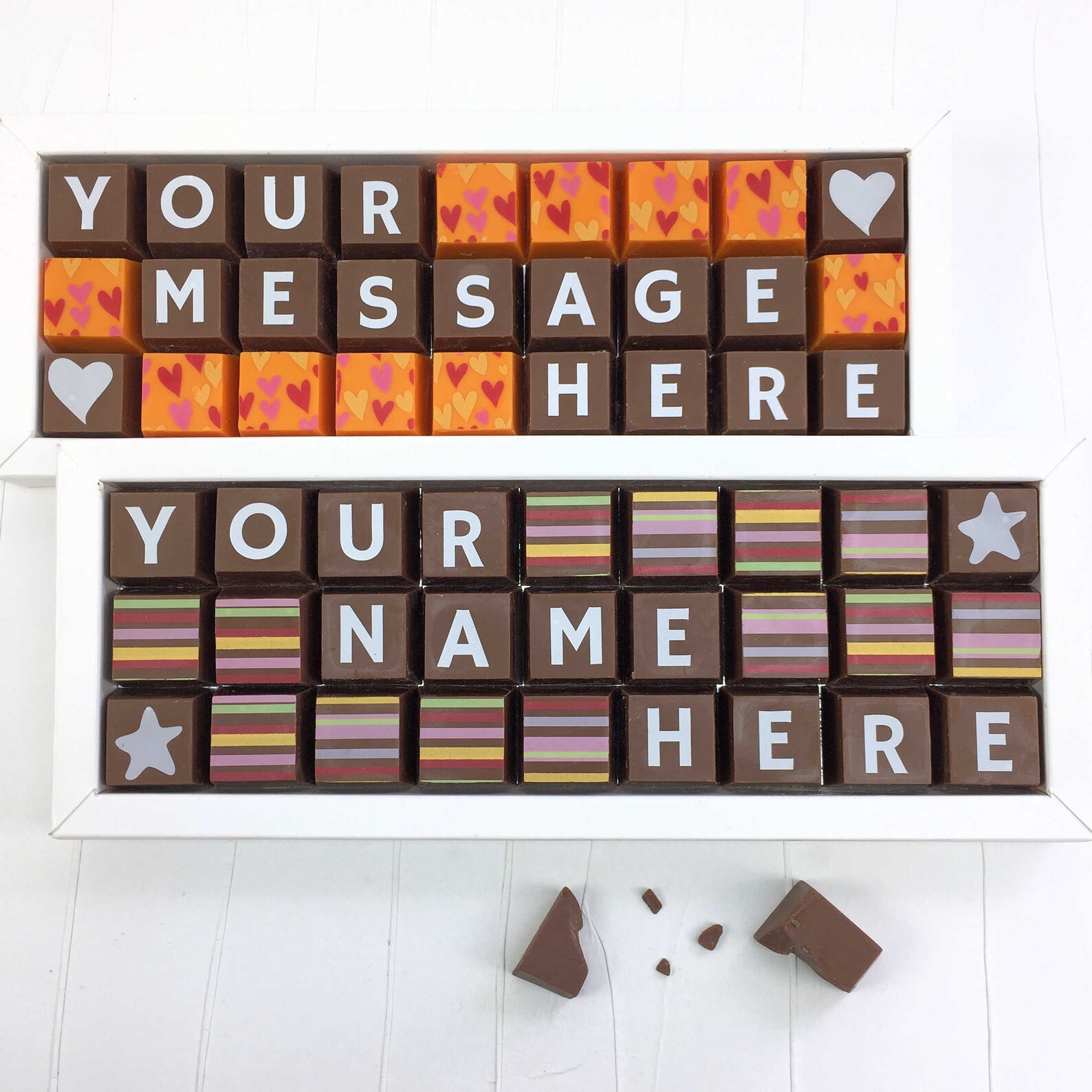 Personalised Message Gift Personalised Chocolate Gift Etsy UK