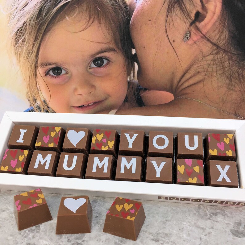 Chocolates for Mum I LOVE YOU MUMMY Gift for Mummy Etsy UK